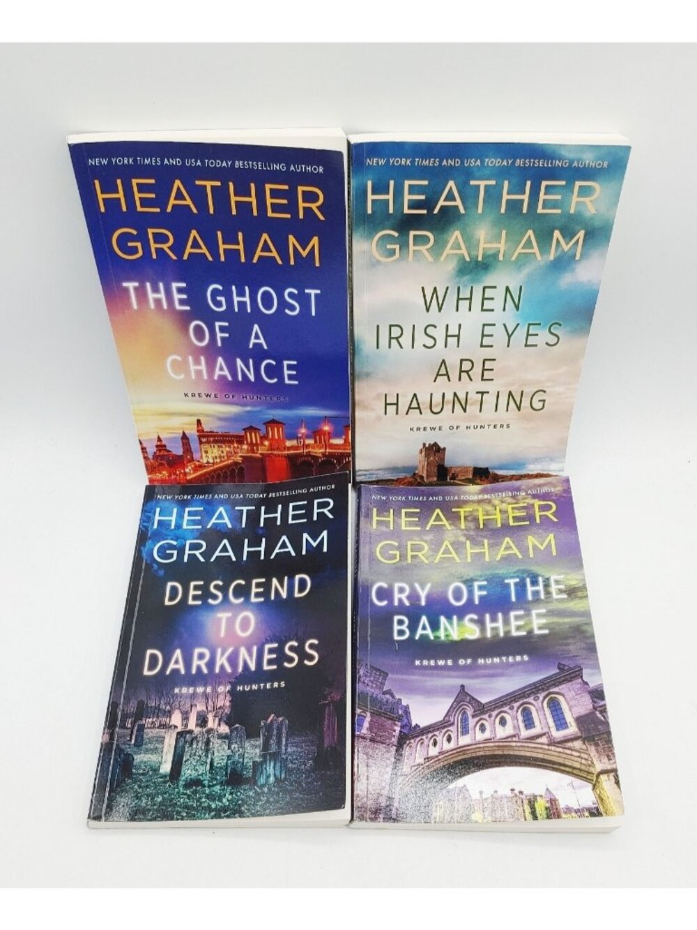Heather Graham Book Lot 4 Krewe of Hunters Paperback Books Novels
